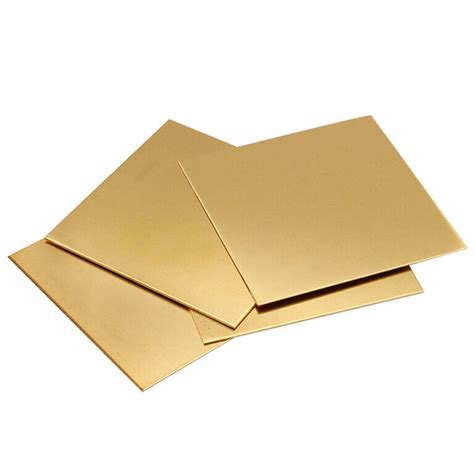 raw gold sheet metal